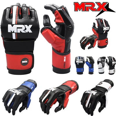 Guantes de boxeo MMA guantes de entrenamiento de Muay Thai artes marciales saco de boxeo guante de combate Foto 1 de 4