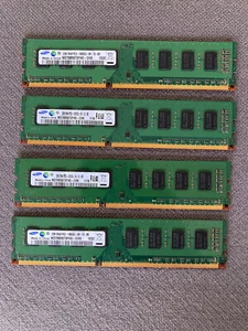 Samsung 8GB 4x2GB DDR3 1333MHz M378B5673FHO-CH9  - Picture 1 of 2