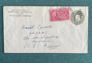 Vintage Cover Mossie Bros. Grocery Co Sugar Creek Missouri - Imagen 1 de 5