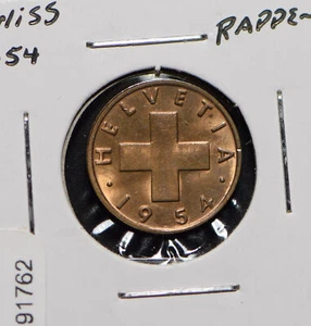 Switzerland 1954 Rappen  191762 combine shipping - Picture 1 of 2