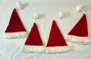 4 Preowned Christmas Hats Size S-M-L - Picture 1 of 2