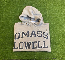 Vintage YTK Champion UMASS Lowell spell out hoodie sweatshirt small distress