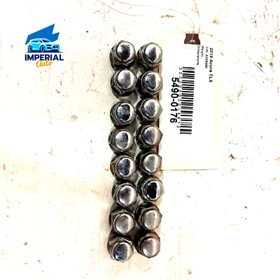 2015-2020 ACURA TLX MDX ILX tuerca de rueda cromada juego completo de 16 piezas OEM Foto 1 de 4