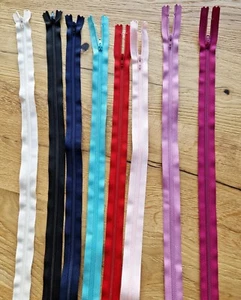 YKK Nylon Regular Closed End Zip Zippers 59-60 cm length - Picture 1 of 8