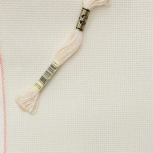 Cross Stitch 11 Count Zweigart Aida 27" x 22" Ivory off white Neutral - Picture 1 of 1
