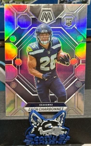 2023 Panini Mosaic - Rookies Zach Charbonnet #379 Silver Prizm (RC) - Seahawks - Picture 1 of 3