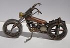 Vintage Welded Steampunk Motorcycle Art Sculpture, Made in USA by Sonny Dalton