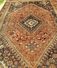 Carpet Rug Antique Ghashghasi ( Qashai ) Wool Hand Spun Hand Knotted 230 x 320
