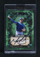 2023 5 Card Draw Vintage Holographic Crystal Foil Green /3 Maximo Acosta Auto