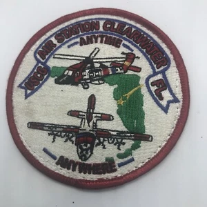 4" USCG COAST GUARD AIR STATION CLEARWATER ANYTIME ANYWHERE PATCH - Picture 1 of 2