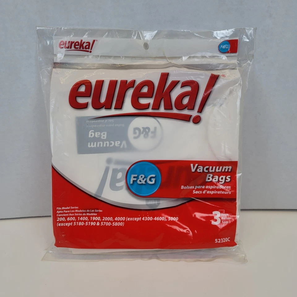 Eureka 52320D Style F & G Vacuum Cleaner Replacement Bag 3-pack
