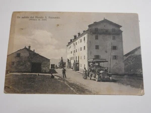 ***KLEINER SAN BERNARDO (AOSTA) - POSTWAGEN*** GEREIST/ANIMIERT (1912) - Bild 1 von 2