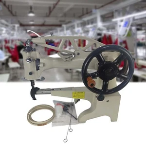 Industrial Leather Sewing Machine Hand Crank Single Needle Can Connect Motor - Picture 1 of 12
