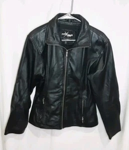 Wilson Maxima Womens Leather Jacket Size Medium - Picture 1 of 3