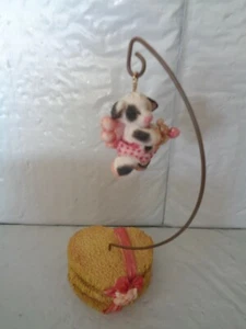 1995 Mary's Moo Moos - Niño Cupido - Adorno Colgante - Figura de Vaca # 159433 - Imagen 1 de 3