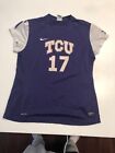 Game Worn TCU Horned Frogs Soccer Jersey Texas Christian Used Nike #17 Size L