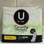 U by Kotex Security Maxi Pads - 24ct. - Starke Durchflussdämpfung