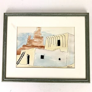 Hartwig Original Watercolor Southwestern 9799 - Picture 1 of 4
