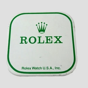 Rolex 1978 vintage pieza de reloj caja de hojalata contenedor de exhibición EE. UU. - Imagen 1 de 3