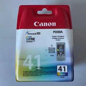 Cartucho de tinta fina color original Canon Pixma 41 CL-41 CADUCADO 2022 - NUEVO - Imagen 1 de 2