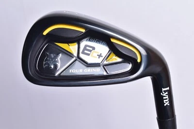 MENS LYNX BLACK BC+ 6 IRON CAVITY BACK GOLF CLUB REGULAR FLEX STEEL SHAFT - Image 1 of 4