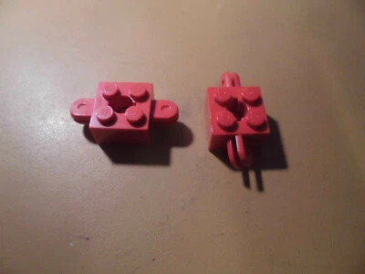 Lego Figur 70er Homemaker 2x Torso rot 792c03 Stein 2x2 Loch Armhalter fa30 - Bild 1 von 2