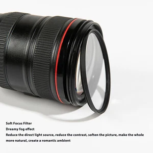 Soft Focus Lens Circular Diffusion Filter Dreamy Fog Effect Camera Lens Fl - Picture 1 of 24