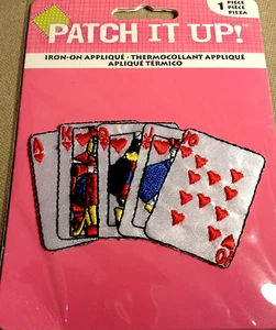 Parche bordado para planchar PATCH IT UP - ROYAL FLUSH - Imagen 1 de 1