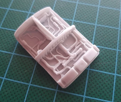 Fiat G.91 1/48 set dettaglio vani carrelli resina  Italeri Heller Esci - Immagine 1 di 4