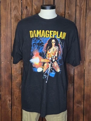 Camisa De Colección 2004 Damageplan Devastation Tour Nekkid Dama 2XL Dimebag Darrell Foto 1 de 4