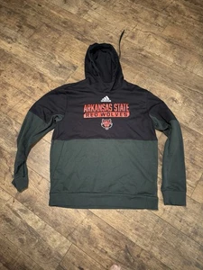Adidas Arkansas State Red Wolves Hoodie Mens L Black Large - Picture 1 of 5