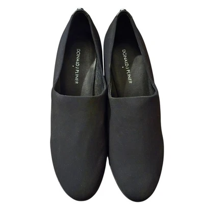 Donald Pliner Maddy Wedges 9M Tacón Bloque Crepé Elástico Bebé Pantorrilla Elástico Foto 1 de 4