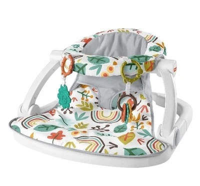 Fisher-Price Asiento de Piso Sit-Me-up Silla Infantil Portátil | Juguetes, Bosque Caprichoso Foto 1 de 3