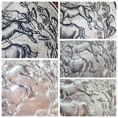 5 Lot Quarters Coins Errors Die Chips 2006 P Pooping Horse US currency .25 cents - Image 1 of 4