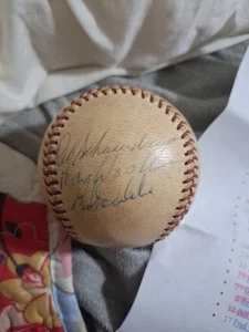 1962 Cardinals Partial Team Signed National League Baseball 8 Signatures - Picture 1 of 4