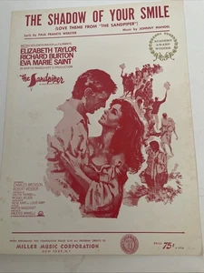 THE SHADOW OF YOUR SMILE Sheet Music 1965 - Picture 1 of 7