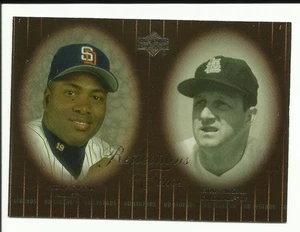 TONY GWYNN & STAN MUSIAL 2000 Upper Deck Legends Reflections in Time #R6 $4 - Picture 1 of 1