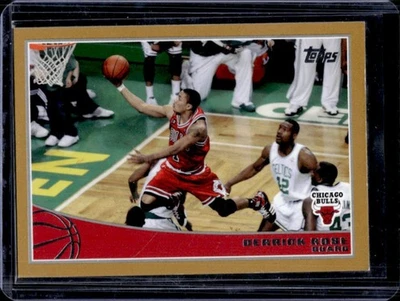 Bulls Derrick Rose Gold #1195/2009 Topps 2009-10 Foto 1 de 2