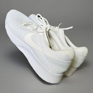 NIKE Blanco Logo Clásico Atlético Zapato para Correr Tenis Con Cordones Gimnasio Zapatos 14 EE. UU. - Imagen 1 de 6