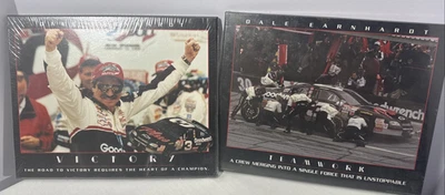Placas de Pared Dale Earnhardt Victoria Trabajo en Equipo NASCAR Coleccionables (2) Intimidator Foto 1 de 4