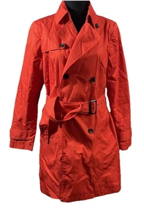 NWOT Banana Republic Red Trench Coat size Small - Picture 1 of 11