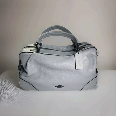 NWT Coach 69621 Lane Satchel In Colorblock Mist  Leather Medium Crossbody Bag - Image 1 of 4