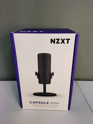 NZXT Capsule Mini - AP-WMMIC-B1 - USB Microphone High Resolution Cardioid Polar - Image 1 of 4