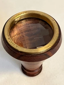 Vintage 1987 Van Cort Instruments  Dragonfly Wood Kaleidoscope Prism - Picture 1 of 6