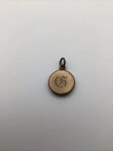 VTG / Antique Engraved Locket / Pendant With Original Photo Of Child - Picture 1 of 6