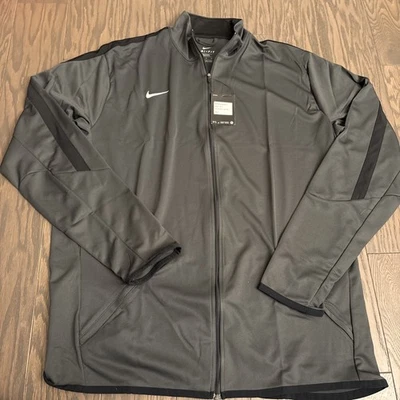 NUEVO CON ETIQUETAS Nike Epic Hombres Cremallera Completa Ligera Chaqueta de Pista Gris XLT XL Alta NUEVA Foto 1 de 4