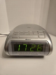 Memorex MC-2842 Silber Dual Wecker AM/FM Radio CD Player Stereo VIDEO - Bild 1 von 6