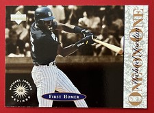 1995 Baseball Card Michael Jordan First Homer #8 Baseball Card