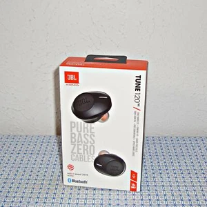【NEW】JBL JBLT120TWSBLKAM TUNE 120TWS WIRELESS IN-EAR HEADPHONES - BLACK - Picture 1 of 9