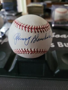 Johnny Blanchard Single Signed Selig Ball Yankees Auto Autograph - Picture 1 of 1